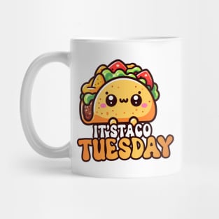 Funny Cute Kawaii Taco Mug